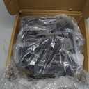JaGely 30 Pcs Metal Slatwall Hooks 3 Inch Commercial Slatwall Utility Notch Hooks Picture Hanger for Pegboard Photo Frame Display Painting Art Accessories (Black)