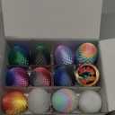 12PCS 3D Printed Dragon Eggs, Christmas Stocking Stuffers for Kids Boys, Dragon Toy for Boys Teens Articulated Crystal Dragon Gifts for Teens Boy 4-6 5-7 8-12