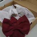 PiePieBuy Women's Pointed Toe High Heels Ankle Strap D'Orsay Pumps Shoes Bow Wedding Bowtie Back Dress Sandals (8.5)