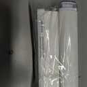 Joydeco No Drill Light Filtering Cellular Shades, 30" W x 64" H, White