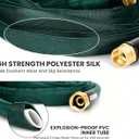 15FT Garden Hose, Flexible Water Hose for Outdoor Use, Durable and Leak-Proof Utility Hose, Heavy-Duty Short Hose for Patio, Car Washing and Daily Cleaning