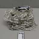 Vynoblip Christmas Ice Lights Outdoor, Cold White 33FT 306 LED 8 Modes Plug in Xmas Tree Decorations Twinkle Fairy Light String with Remote Timer Memory for Roofline Yard Party Wedding Camping Decor