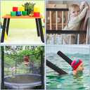 Amylove 12 Pcs 3.3 Feet Foam Pipe Insulation Foam Tube Insulating Water Pipe Pool Swim Noodles Pre Slit Heat Preservation Pipes Covers for Tubing Outdoor Winter Freeze Protection(Black,1.5 Inch)