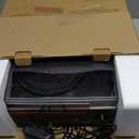 Record Player for Vinyl with 2 Build-in Speakers LP Vinyl Players Belt-Driven Vintage Turntables 3 Speed 3 Size, Wireless Bluetooth Playback, AUX-in,RCA Out, Headphone, Auto Stop Wood