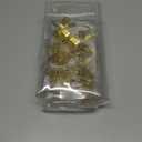 Shower Curtain Hooks, Gold Bow Metal Rust Proof, 12 Pack Decorative Shower Rings for Bathroom