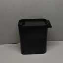 Cesun Small Bathroom Can with Lid Soft Close, Step Pedal, 5 Liter / 1.3 Gallon Stainless Steel Garbage Can with Removable Inner , Waste Basket for Bathroom, Bedroom (Matte Black)