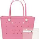 Juyeesm X Large Rubber Tote Bag for Boat, Beach, Pool-XL,18.9 * 13.8 * 8in