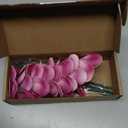 Birthday Gifts for Women 8pcs Orange Flowers PU Real Touch Flowers Women's Gifts for Christmas Artificial Flowers for DIY Birthday Gifts Wedding Gifts Home Decor Table Centerpiece (104)