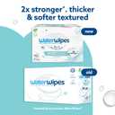 2 x WaterWipes Sensitive+ On The Go Wipes, 3-In-1 Cleans, Cares, Protects, 99.9% Water, Unscented & Hypoallergenic Wet Wipes, 100 Count (10 Packs)