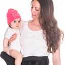 Mom's Choice Award Winner - CozyOne CPC-Certified Baby Hip Carrier, Adjustable Waistband with Abdominal Support Design & Various Pockets for Newborns & Toddlers 8-44 lbs Carrier (Black)