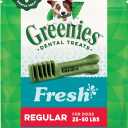 Greenies Veterinarian-Recommended Natural Dental Dog Treats Regular Size, Fresh Flavor, 12 oz. Pack, 12 Count, Best By: 12/29/2026