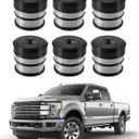 VEVOR Body Mount Bushing Kit, Compatible with 2008-2016 F250 F350 Super Duty, 48 PCS Silicone Body Mount Kit, Quick Replacement, Durable Components for Improving Bumpy Driving Performance, Gray