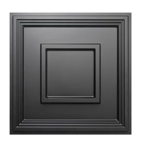 STICKGOO Black PVC Ceiling Tiles, 24 x 24 in, 12 Pack
2 x 2ft Drop ceiling panels, covers 48 sq ft, lightweight, ideal for glue-up installation or covering existing ceiling