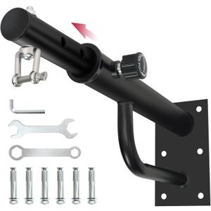 Heavy Bag Hanger Wall Mount: Adjustable Punching Bag Hanger with 360 Swivel Rotate- Heavy Duty Boxing Bag Bracket for Home Gym