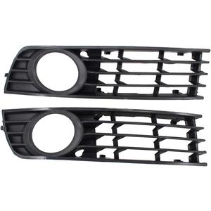 NewYall Set of 2 Front Left Driver and Right Passenger Side Bumper Fog Light Lamp Cover Grille Grill Assembly for Audi A4 2002-2005, A4 Quattro 2002-2005, S4 2004-2005
