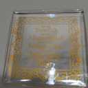 Yookeer Islamic Decoration Eid Al Adha Gift Eid Hajj Mubarak Ramadan Acrylic Table Decor Start and End with Allah Appreciate Hope with Allah Arabic Ramadan Sign for Desk Home Women Men Muslim(Gold)