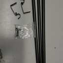 SMODBRODRE Black Curtain Rods for Window 28 to 48, 5/8 inch Small Decorative Curtain Rod Set with Brackets