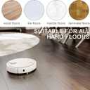 BOXOB 8pcs Replacement Mop Pads for Narwal Freo Pro X Ultra/Freo Z Ultra / T10 / J3 / J4, Premium Microfiber Washable Reusable Mop Cloth for Robot Vacuum Cleaner Accessories (White)