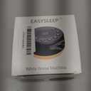 Sound Machine Easysleep White Noise Machine with 25 Soothing Sounds and Night Lights with Memory Function 32 Levels of Volume and 5 Sleep Timer Powered by AC or USB for Sleeping Relaxation (White)