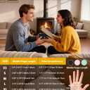 RIGWARL Winter Gloves Men and Women Medium-Thick, Gloves for Cold Weather with Thermal Plush, Touchscreen Running Glove Adjustable Zippered Wrist for Walking The Dog Hiking Camping Cycling Work (XX-Large, A121 Colder-(75% Warm)-black)