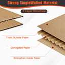 40 Pack 5x5x5 Inches Small Shipping Boxes Corrugated Cardboard Boxes Bulk for Small Business Shipping Packing Mailing, Easy Assemble