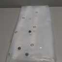 LiBa Bathroom Shower Curtain - Waterproof Plastic Shower Curtain Premium PEVA Non-Toxic with Rust Proof Grommets 10G Heavy Duty Bathroom Accessories 72x72