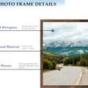 12x17 Picture Frame Deep Brown for Wall Hanging, Wood 12 x 17 Frame Photo Frame for Wall Horizontally or Vertically, Deep Brown, 2 Pack