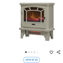 duraflame® Infrared Quartz Electric Fireplace Stove Heater, Cream