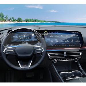 (4pcs) 2024 2025 2026 Traverse Screen Protector for Chevy Traverse (17.7In Navi+11In Dash) (LS/LT/Z71/RS/High Country), 2025 Chevy Traverse Accessories Touch Sensitive/HD Transparent 17.7"&11"
