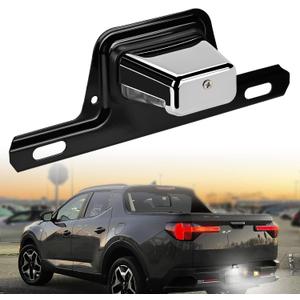 Nilight LED License Plate Light w/Bracket Mount Waterproof Courtesy Step Tag Dome Cargo Lights Chrome Housing 12V for Truck Trailer RV UTV ATV Camper Boat