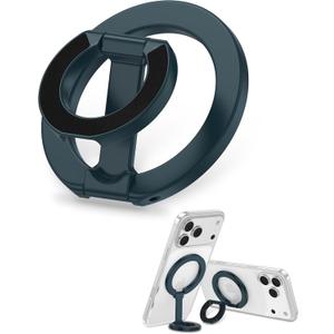 Mag Safe Phone Grip for iPhone 17 Pro Max Apple MagSafe Kickstand, Magnetic Finger Ring Holder,Foldable Magnetic Grip Metal Loop Stand MagSafe Car Mount,iPhone 17e/Air/17Pro/16e/16 Pro Max/15/14/13/12
