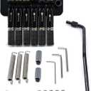 6 String Headless Electric Guitar Bridge,10.5mm String Spacing,Black, 6 String Standard-fret