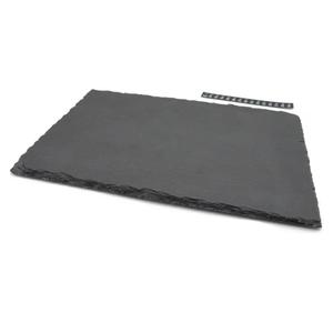 Slate Tiles for Reptiles, Food Bowl Dish Feeding Slate Tortoise Habitat Accessories for Reptiles Tank (40 x 25 cm)