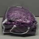 BEDELITE Twin Blanket for Couch & Bed, 300GSM Soft & Warm Fleece Blanket, Decorative and Giftable Striped Purple Blankets for Women, Men, 60"x80"