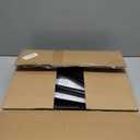 Leekpai Step Stool with Handle for AdultsSeniors Heavy Duty Holds 350 lbs.Stepping Stool for Elderly Adults, Attractive Black for Kitchen (17x12x4 Inch (Pack of 1))