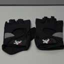 BEAST RAGE Fingerless Weight Lifting Gloves with Palm Protection Padding, Breathable Lightweight Gym Gloves for Men, Women, Weightlifting, Cycling, Exercise, Training Pull Up (Black)