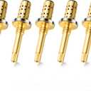 5 Pcs TA-10 Flow Control Spindle Assembly, Compatible with Symmons Temptrol Shower Valve, for Tub/Shower Valve Leak, Brass