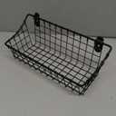 Vintage Living Cabinet & Wall Mount Basket - Small