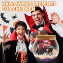 FYHMDC Halloween Light-Up Terrarium Kit for Kids - LED Night Light Birthday Gift for Boys Ages 4 5 6 7 8-12 Year Old - Halloween Toys DIY Arts and Crafts Kit for Kids - Best Presents for Boys