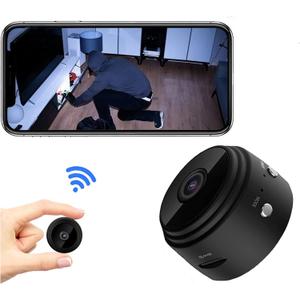 senri Mini Security Camera, 1080P HD WiFi Home Indoor Outdoor Camera for Baby/Pet/Nanny, IP Camera Remote Viewing for Security with iOS, Android Phone APP (Video Only)