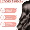 VAV Auto Hair Curler for Long Hair, 1.25-Inch Large Barrel Automatic Curling Iron with 2-Way Rotation for Curls & Waves, Anti-Tangle Rotating Wand for Beginners (Easy to Use)