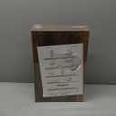 QEEIG 10" Deep Floating Shelves for Wall  10 x 16 inch Book Shelf Bathroom Bedroom Kitchen Living Room Hanging Bookshelf Farmhouse Set of 3, Rustic Brown (02540BN3)