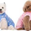 2 Packs Pet Dog Recovery Onesie Suit for Dogs Cats After Surgery,Dog Abdominal Wounds Bandages Cone E-Collar Alternative. (Blue, S)