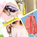 Huquary 36 Pcs Easter Silicone Keychains Bulk Party Favors Pastel Egg Bunny Colored Chicks Keychains Basket Stuffers Spring Gifts for Easter Day Party Supplies Prizes Accessories