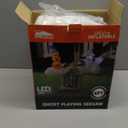 Joiedomi 6 FT Long Animated Halloween Inflatable Outdoor Decoration, Ghost Inflatable Halloween Decor Outdoor, Blow Up Ghost Playing Seesaw for Yard Decoration, Outside Decor