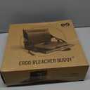 Everlasting Comfort Stadium Seats with Back Support - Adjustable Memory Foam Bleacher Chairs with Back and Cushion, Portable, Easy Folding Stadium Seat Cushion with Storage Pocket (16 inches x 17 inches x 15 inches, 01. Black)