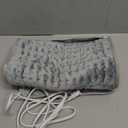 Deepsoon Heating Pad,Electric Heating Pads for Back,Neck,Abdomen,Moist Heating Pad for Shoulder,Knee,Arms,Legs,Dry/Moist Heat & Auto Shut Off,Christmas Gifts for Men and Women,Light Gray,24x12 Inch