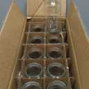 Ruckae 16oz 10 Pack Juice Bottles, Glass Bottles with Lids, Smoothie Cup Lids and Straws, Water Bottle Mason Jar Drinking Glasses for Juicing, Smoothies, Kombucha (Transparent)