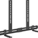 USX MOUNT Universal Soundbar Mount, Sound Bar TV Bracket for Soundbar with Speaker, Fits 2 Installation Options, Removable No-Slip Base Holder Extends 3.46-6.06