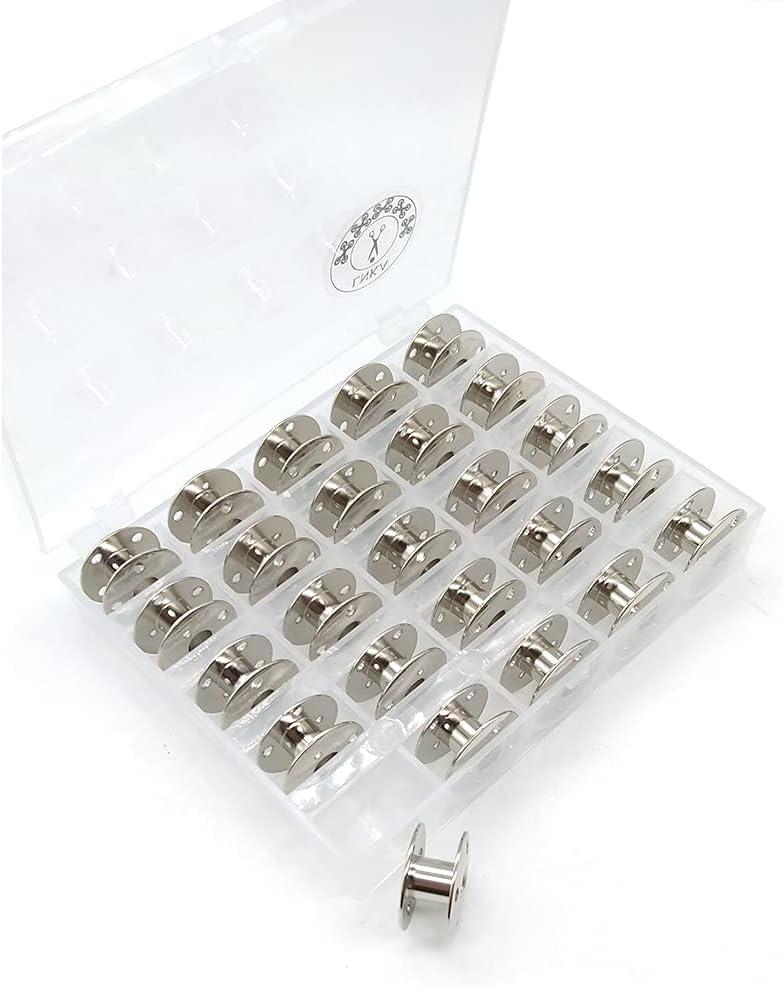 LNKA Singer Class 66 Metal Bobbins 1 Box/25 Pcs 172222 for Singer 66, 66-6, 99, 99-13, 185, 185CL, 192
